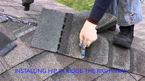 how to cut 3 tab shingles for ridge cap|How to Install 3